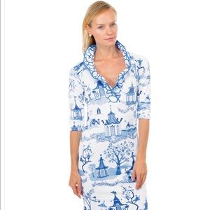 Gretchen Scott Jersey Ruffneck dress